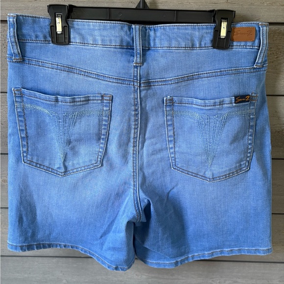 Seven7 Blue Jean Shorts with Classic Design - Picture 2 of 5